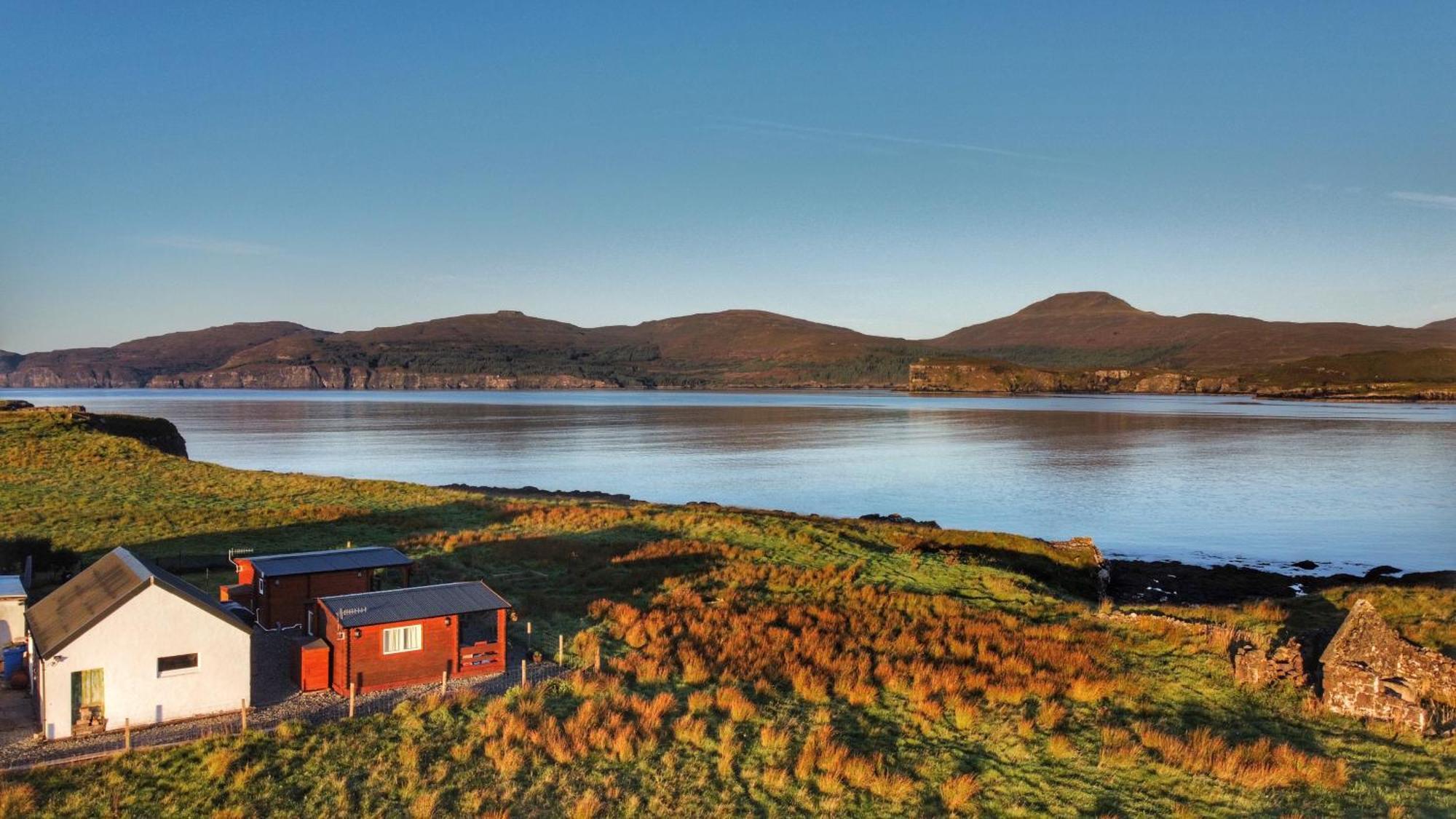 Harlosh Log Cabins Dunvegan  Dış mekan fotoğraf