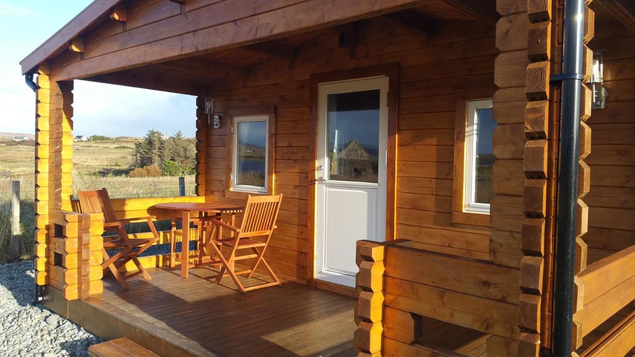 Harlosh Log Cabins Dunvegan  Dış mekan fotoğraf